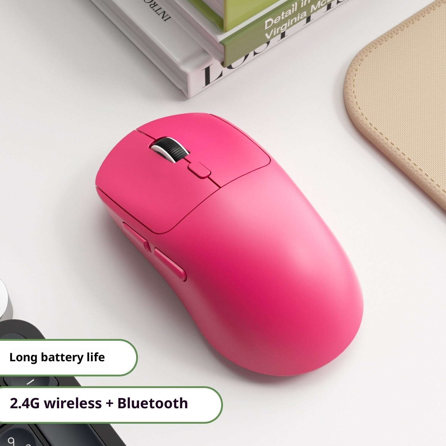 Bluetooth Wired Three-model Mouse Office Notebook Game Multi-color Mute Wireless Mouse